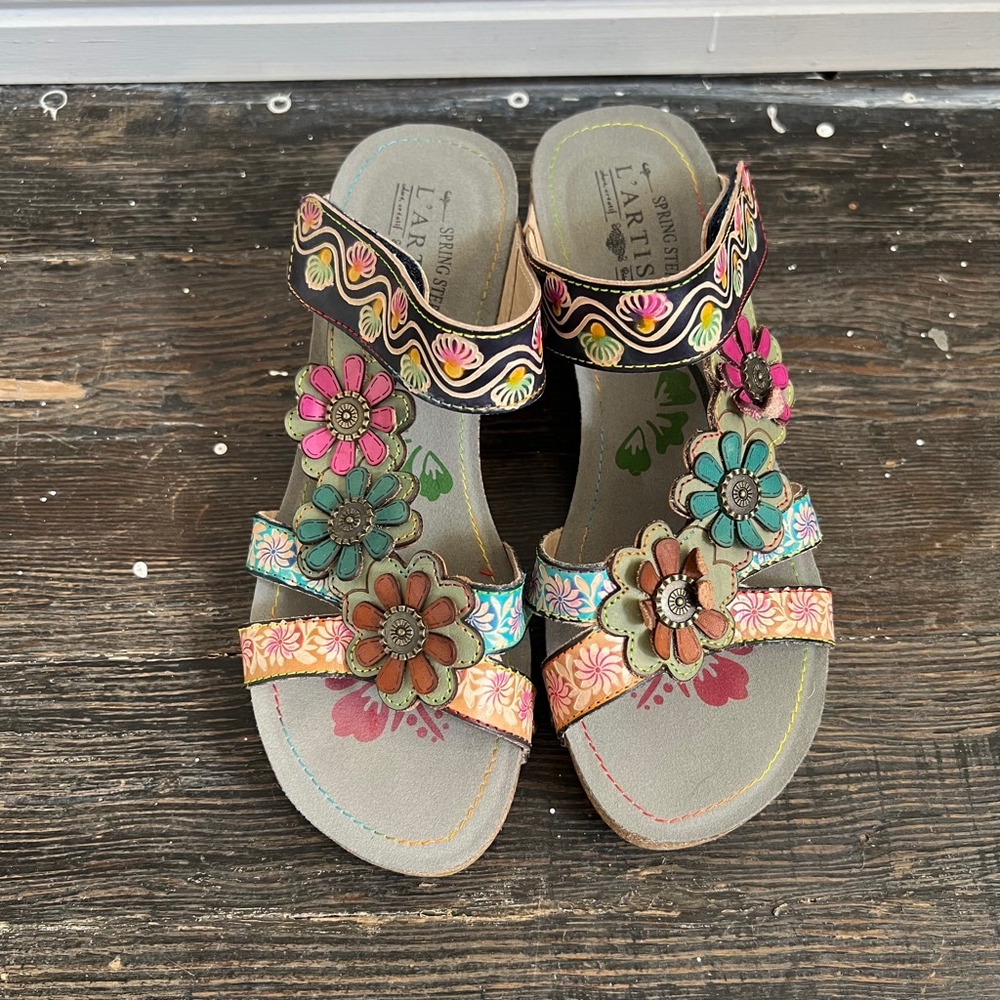 L'Artiste WOMENS Sandals, Multicolor, Size 39